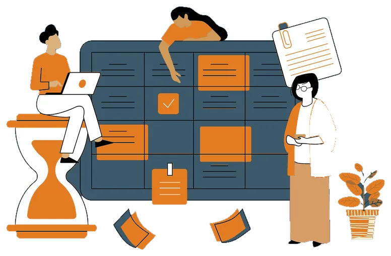 Redaktions- und Drop-Kalender für 90 Tage Social Media Marketing